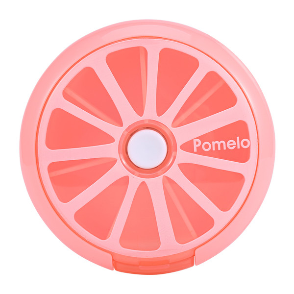 Rotatin Pillbox Pill Container Easy to Carry Medicine box Medicine Vitamin Box Case Storage