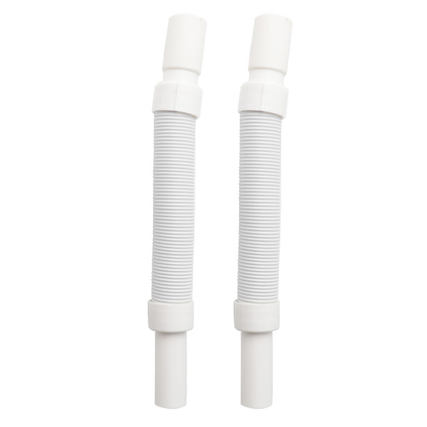 2Pcs Flexible Retractable Bathroom Basin Water Drain Hose Pipe Draining Accessories