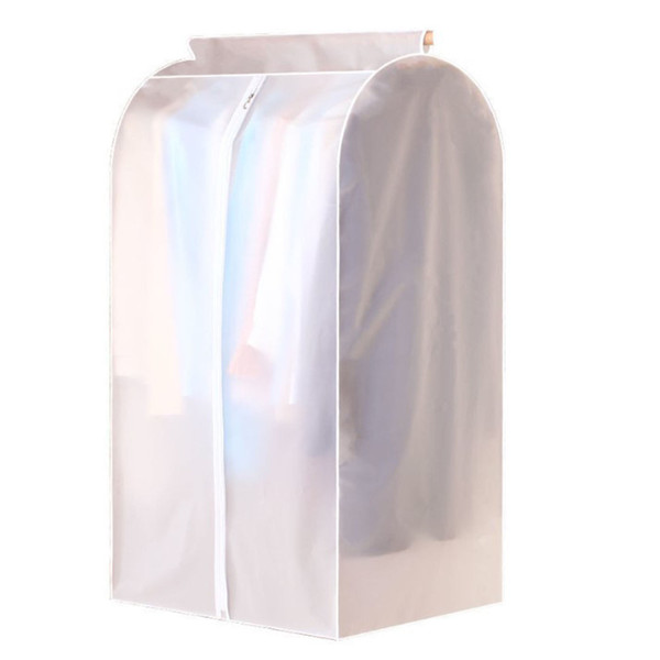 Clothes Dust Cover Hanging Translucent Waterproof Breathable PEVA Garment Cover for Wardrobe 50 X 60 X 90cm