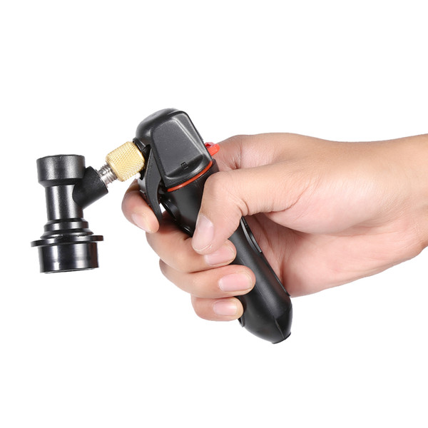 Keg Charger CO2 Injector Draft Beer Dispenser   Ball Lock for Homebrew Soda Valve Black