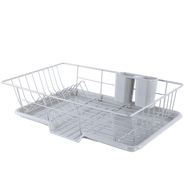 Kitchen Sink Dish Plate Drying Rack Cutlery Holder Chopsticks Storage Basket