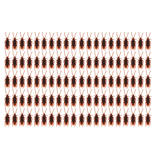 100Pcs Fake Cockroach Gifts for Party Prank Funny Trick Joke Special Halloween Party