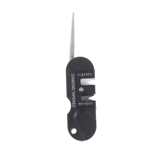 Pocket Knife Sharpener Knife Tungsten Steel Multifunction Sharpening Tool for Camping Outdoor