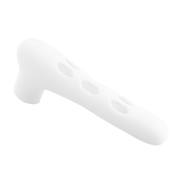 Home Doorknob Safety Cover Silicone Doorknob Case for Protecting Baby Anti collision(White)