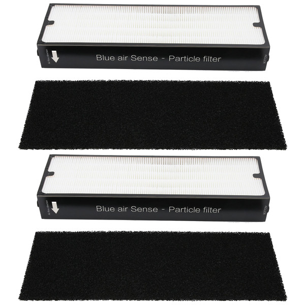 2 Set Particle Type Filter Mesh Filter Element Replacement Fit for Blue Air Sense Series Air Purifier