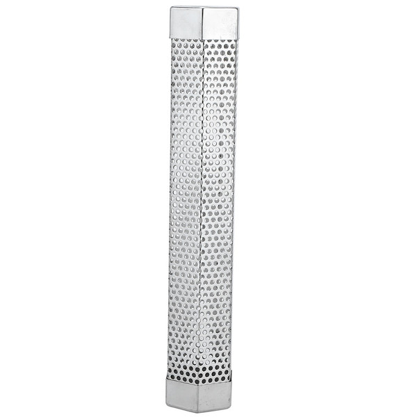 Portable 12in Stainless Steel BBQ Smoker Tube Barbecue Accessory for Electric Gas Charcoal Grill SmokersHexagonal