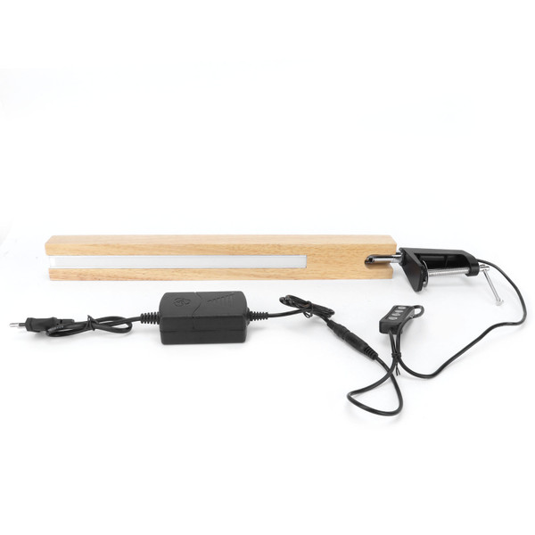 LED Desk Clip Lamp 3‑Color Light Universal Adjustable Bedside Reading Light  100‑240V