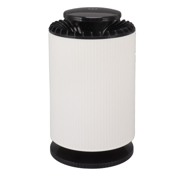 Home Air Purifier Desktop Air Cleaner Small Table Lamp with Filter for Bedroom Office Elegant White