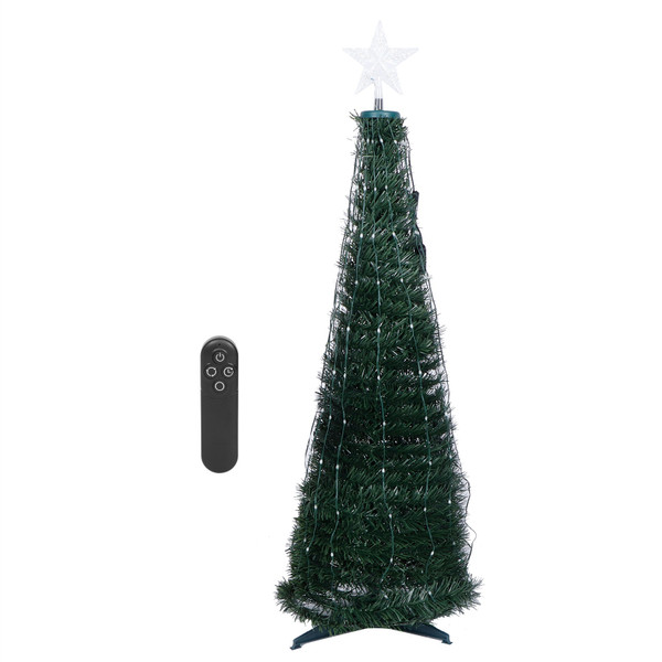 18 Colors Christmas Tree Lamp Waterproof Remote Control LED Xmas Light Decoration