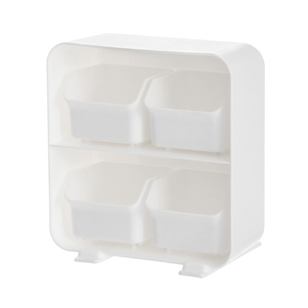 Desktop Drawer Organizer Multiple Drawer Storage Multilayer Stationery Cosmetics Storage Box for Home Dormitory 4 Drawer