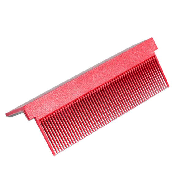 Flat Iron Comb Straightening Comb Attachment Plastic DIY Comb Accessory for Women Salon Hair Style Home Red