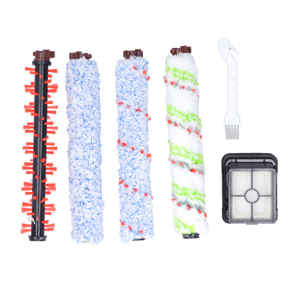Multifunction Brush Filter Set Roller Brushes Replacements for Bissell 1866 1785 Handheld Vacuum Cleaner