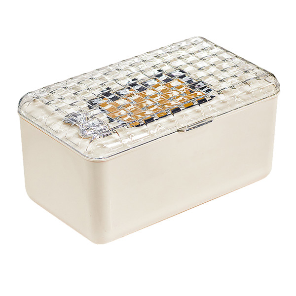 Wall Mounted Wipes Dispenser Multifunctional Waterproof Plastic Facial Tissue Storage Box Cover for Bathroom
