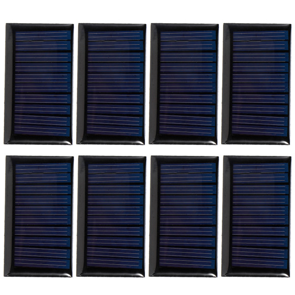 8PCS 30MA 5V Mini Solar Cells Panels DIY Solar Epoxy Plate Electric Toy Materials Photovoltaic Cells Charger
