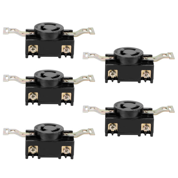 5Pcs American 3‑Holes Socket Gasoline Generator Accessory for 168f/188f 2/3/5/6.5KW
