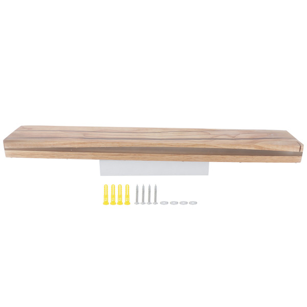 Wooden LED Wall Lamp Mirror Front Lamp Rotating Bedroom Bedside Wall Light 7W 110-265V