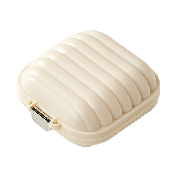 Weekly Medicine Box Plastic Mini Portable Tight Sealing 7 Day Medicine Case Container for Outdoor Travel S Length 8cm / 3.1in