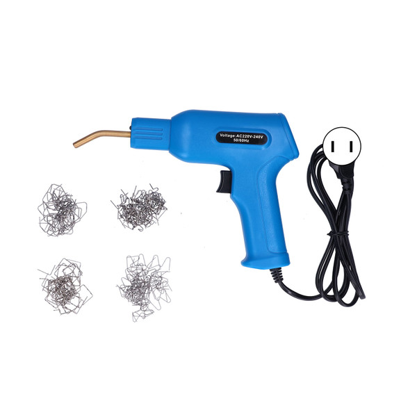 Handheld Plastic Welding Machine Hot Stapler Repair Welding Tool for Home Garden Supplies BlueUS Plug 100‑120V