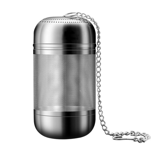 Stainless Steel Spice Filter Seasoning Strainer Multifunction Fine Mesh Tea Strainer Tea Infuser with Long Chain Hook