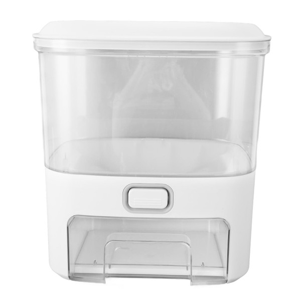 Rice Dispenser Press Type Double Sealing Food Grade Grain Container Rice Bucket for Barley Red Beans S