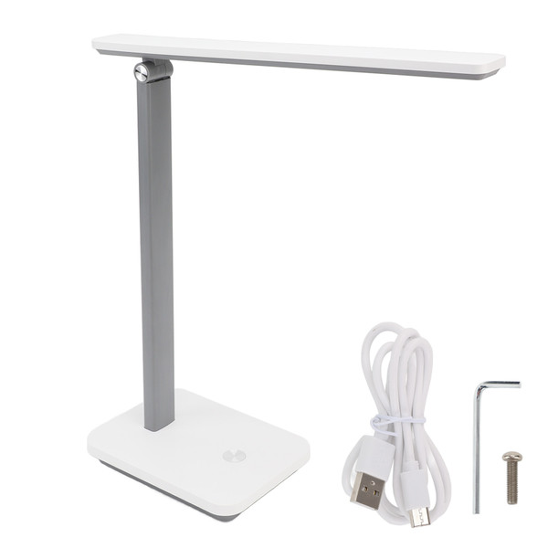 LED Desk Lamp Touch USB Eye Protection 3 Gears Brightness Dimmable Folding Reading Light for Home Students