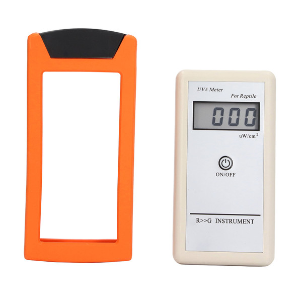 UVA Meter Portable Silica Gel Material 0‑1999 μW/cm² 3.5‑bit LCD UVA Solar Lamp Tester for Reptile Snake