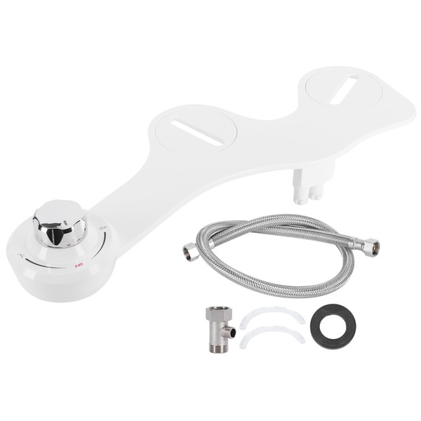 G7/8 Toilet Seat Bidet Sprayer Attachment with Dual Nozzle Home Bathroom Accessory
