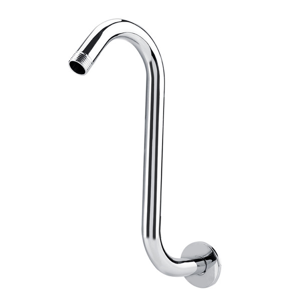 Bathroom Accessory 8inch 201 Stainless Steel High Rise S Curved Shower Extension Arm