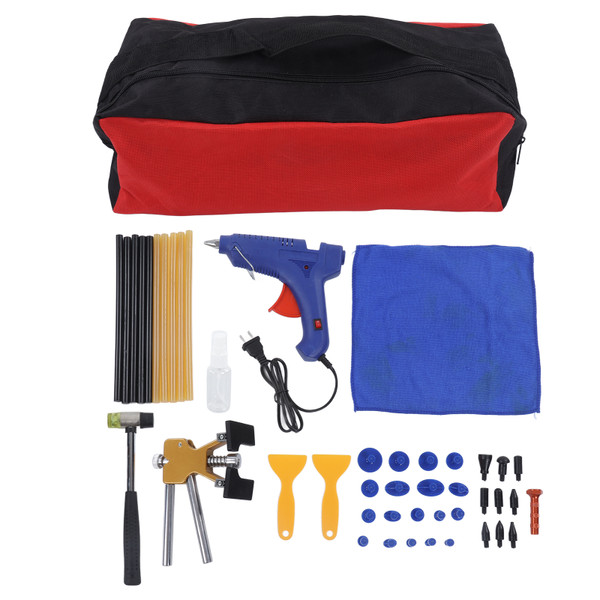 45 Pcs Dent Repair Tool Kit Paintless Dent Removal Puller Set with Plug for Car 100‑240V US