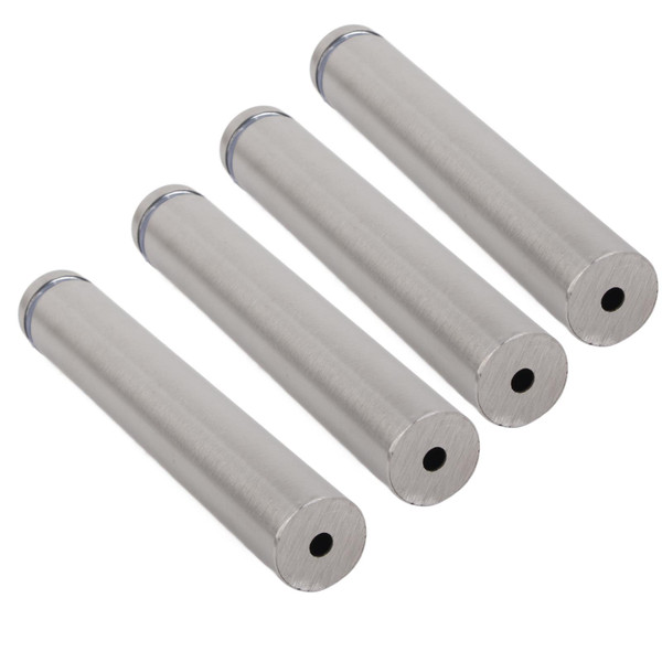 4pcs Hollow Stainless Steel Advertise Fixing Pins Glass Standoff Mounting Bolts (19*120mm)