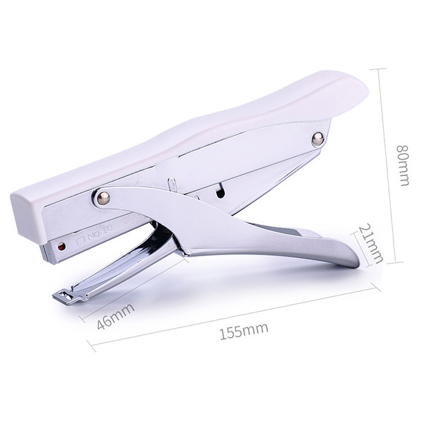 KW-triO Stapler 10Sheet Capacity for Paper Binding Reduced Effort Suitable for 10# Staples for Shop School Office Home Supplies