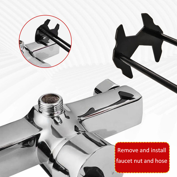 Basin Wrench Faucet Wrench Plumbers Wrench 7 Sizes Sink Wrench Set Under Sink Wrench Faucet Tool Universal Under Sink Plumbers Wrench Faucet Wrench for Tight Spaces