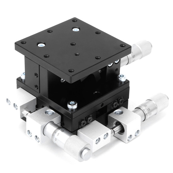 LD60-LM XYZ 3-Axes Manual Linear Stage Trimming Platform Tuning Sliding Table 60 x 60mm