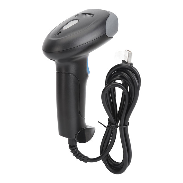 Wired Barcode Scanner Handheld 1D 2D Barcode Reader for Supermarket Express Logistics