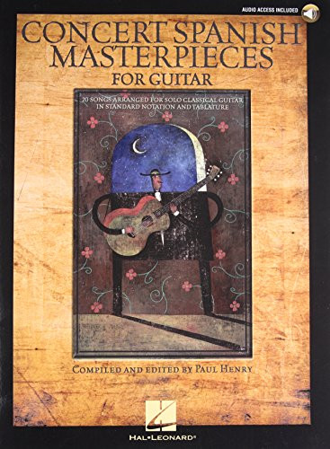 Concert Spanish Masterpieces for Guitar Bk/Online Audio