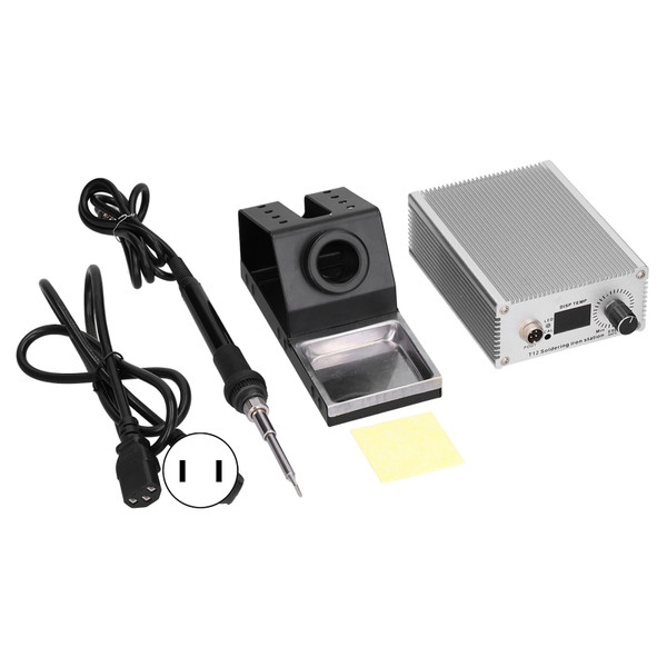 Soldering Station Kit Digital Display Portable Thermostatic Electric Soldering Iron AC  T12