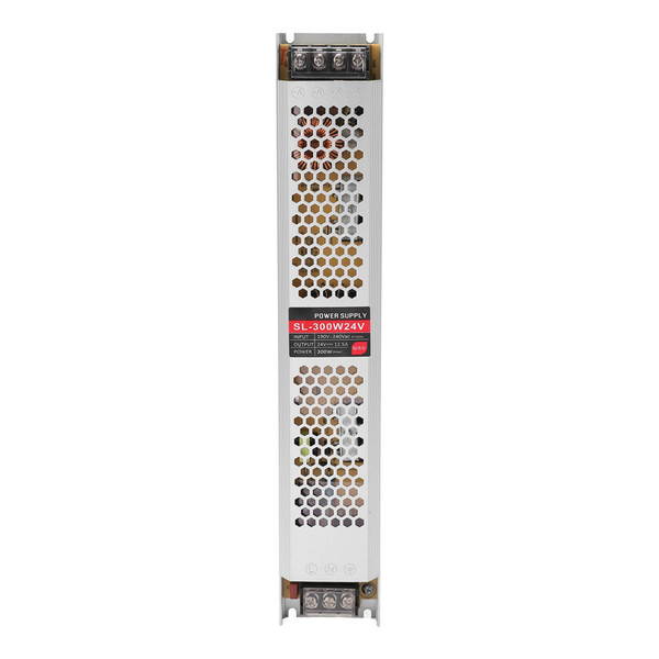 300W Strip Type LED Power Supply Aluminum Alloy Light Box Switch Power Supply 190‑240VAC Input