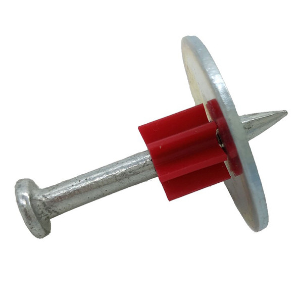 Fastener Pin with Washer Robust Fastener Washer Steel Nail Kit for Ceiling Cement Wall Concrete