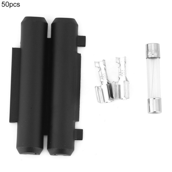 50 Set 6x30 6.35x30 6.35x31.75 Plastic Fuse Holder Peanut Fuse Holder with 10A Fuse