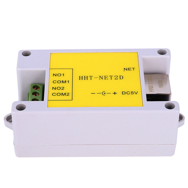 IP Network Relay Module 2 Channel Remote Control for Smart Home Control DC5V HHT NET2D