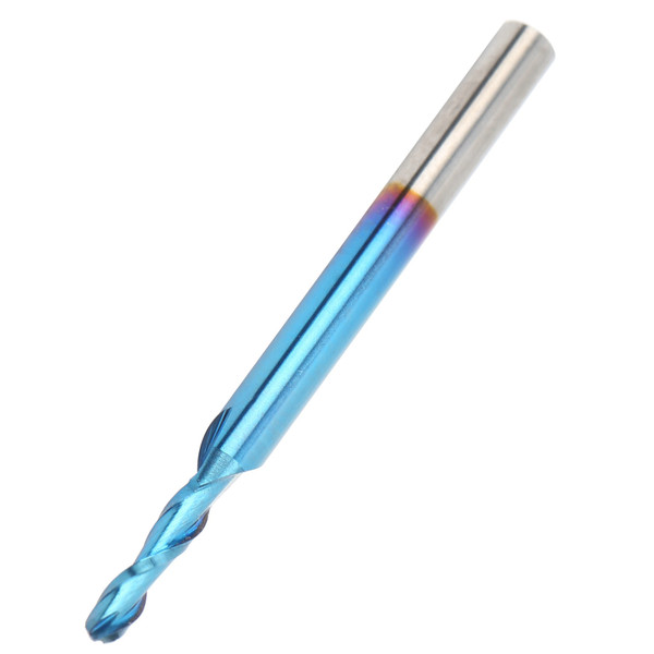 2-Flute Spiral Ball Nose End Mill Universal Router Bit Milling Cutter for Engraving Drilling Cutting