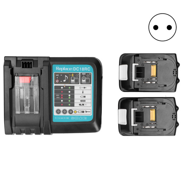 Charger for Makita Battery 18V 4.0Ah Lithium Ion Industrial Supplies DC18RC 100‑240VEU Plug