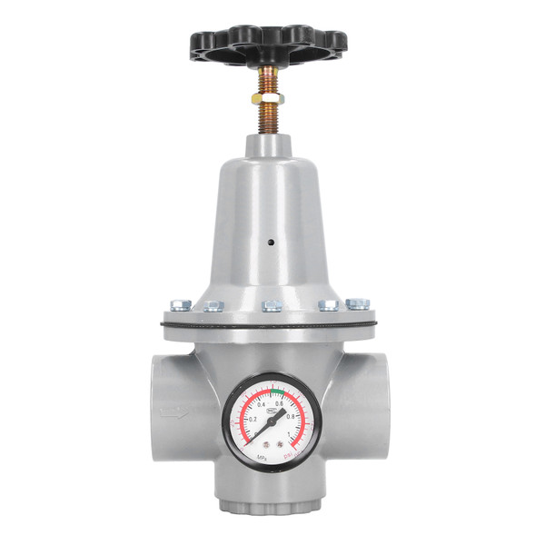 Air Compressor Regulator Pneumatic Pressure Valve with Gauge Aluminium Alloy 0.1-0.8MPa