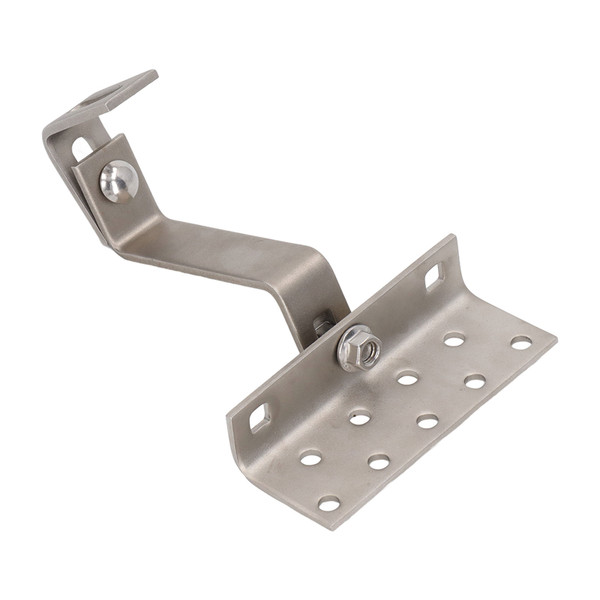 Solar Panel Bracket Stainless Steel Length Position 180° Adjustable Corrosion Resistance PV Roof Mount