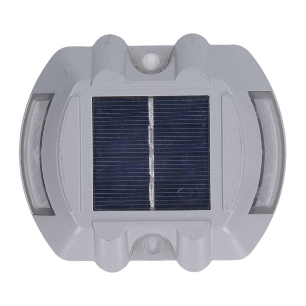 Solar Deck Light Waterproof Night Lamp Reflective Flashing Warning for Indoor Outdoor Green Light