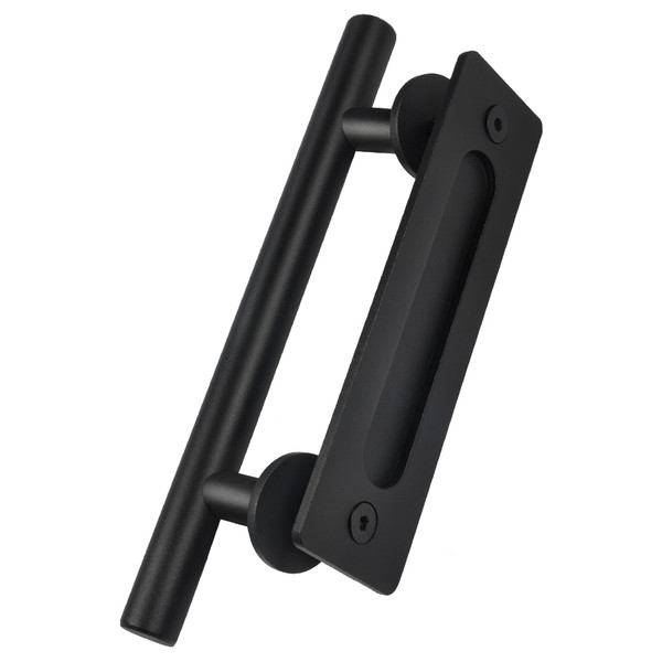 Black Stainless Steel Vintage Barn Door Handle