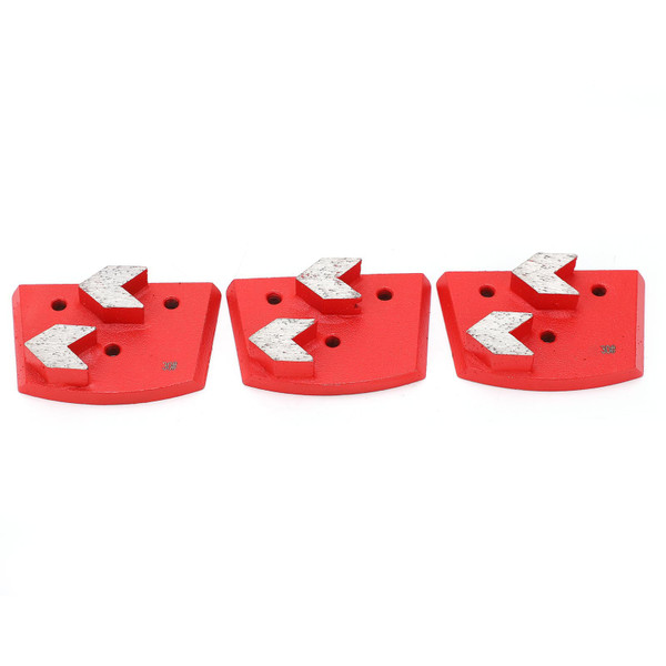 3Pcs Diamond Grinding Block Arrow Tooth Low Noise Stone Sanding Tools Grinder Accessory