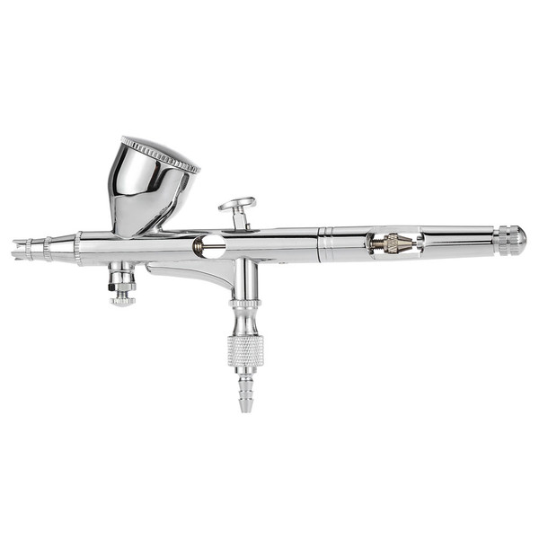 KKmoon Professional Gravity Feed Airbrush Set for Art Painting Tattoo Paint Hobby Spray Model Air Brush Nail Tool 0.2mm 9cc