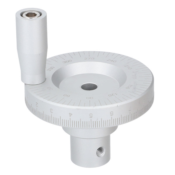 Lathe Handwheel 8mm Inner Diameter High Accuracy Aluminum Alloy Replacement Hand Wheel for Sliding Table Guide Rail