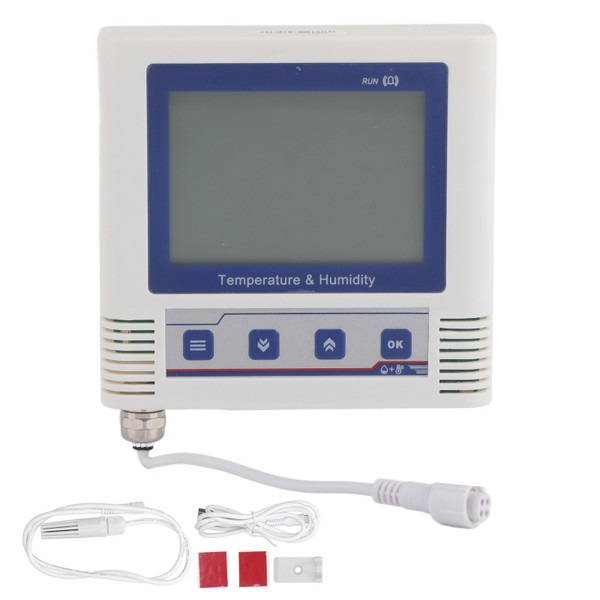Temperature Data Logger USB External LCD Display Accurate Recorder Sensor  Probes DC 5V